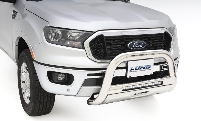 Ford F-150 Bull Bar - LUND - With LED Light Bar and Wiring - Polished - `04-`18
