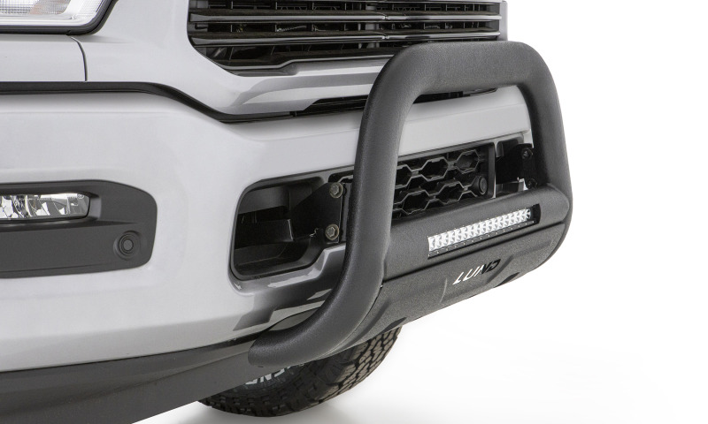 Ford F-250 Super Duty Bull Bar - LUND - With Integrated LED Light Bar - Black - `11-`16