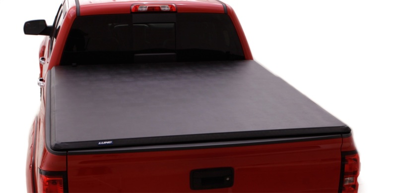 Chevrolet Colorado Fleetside Tonneau Cover - LUND - Hard Fold - Black - `15-`17 Chevrolet Colorado Fleetside Tonneau Cover - LUND - Hard Fold - Black - `15-`17