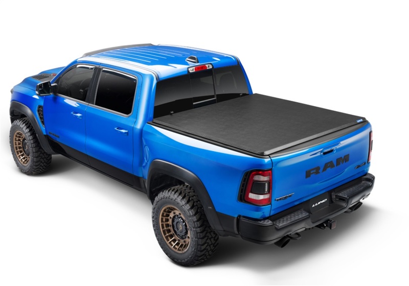 Dodge Ram 1500 Tonneau Cover - LUND - Hard Fold - Black - `19-`23 Dodge Ram 1500 Tonneau Cover - LUND - Hard Fold - Black - `19-`23