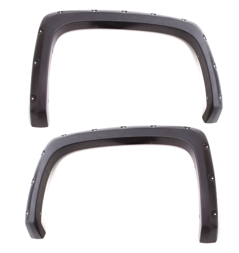 Toyota Tundra Fender Flares - Rear - LUND - RX-Rivet Style, Textured Elite Series - Textured Black - `14-`17 Toyota Tundra Fender Flares - Rear - LUND - RX-Rivet Style, Textured Elite Series - Textured Black - `14-`17