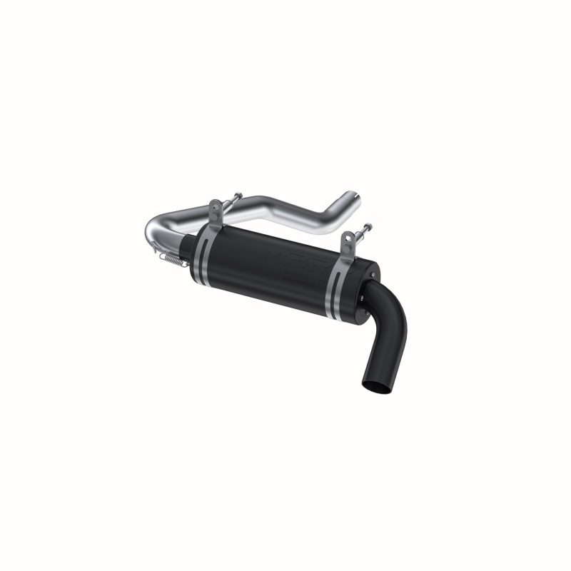 Honda Rancher Performance Exhaust - MBRP - Sport Muffler, Chambered - Black Powder Coat - `12-`13