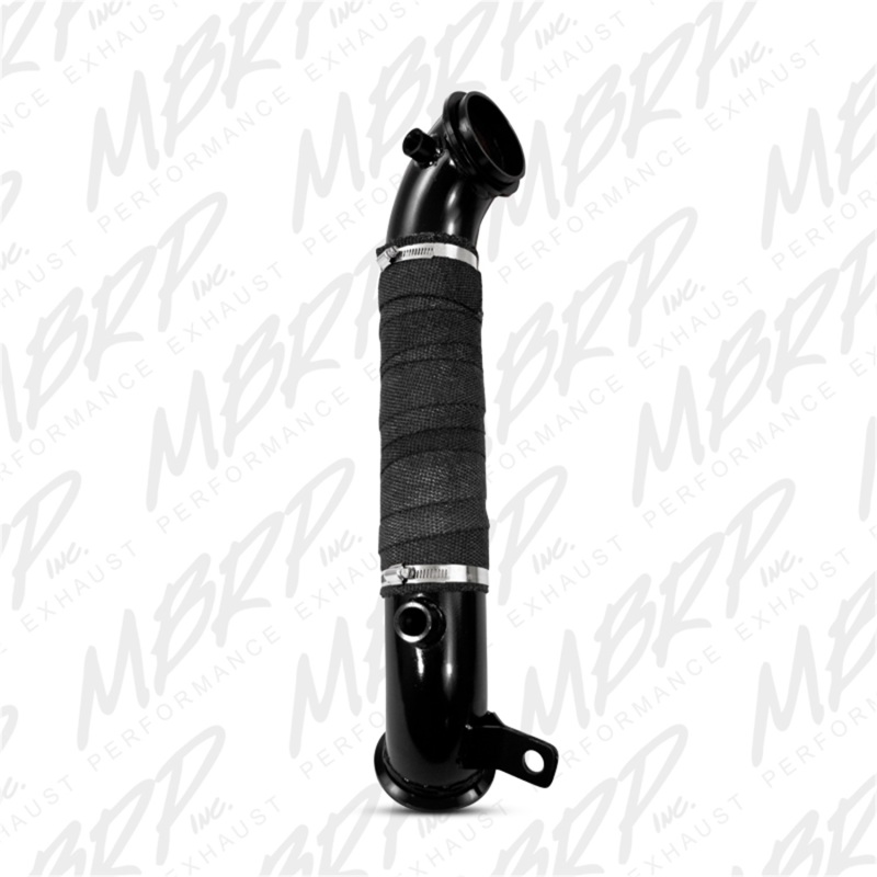 Chevrolet Silverado 3500 HD Turbo Downpipe - MBRP - Armor BLK, 3 in. - Black - `11-`13 Chevrolet Silverado 3500 HD Turbo Downpipe - MBRP - Armor BLK, 3 in. - Black - `11-`13