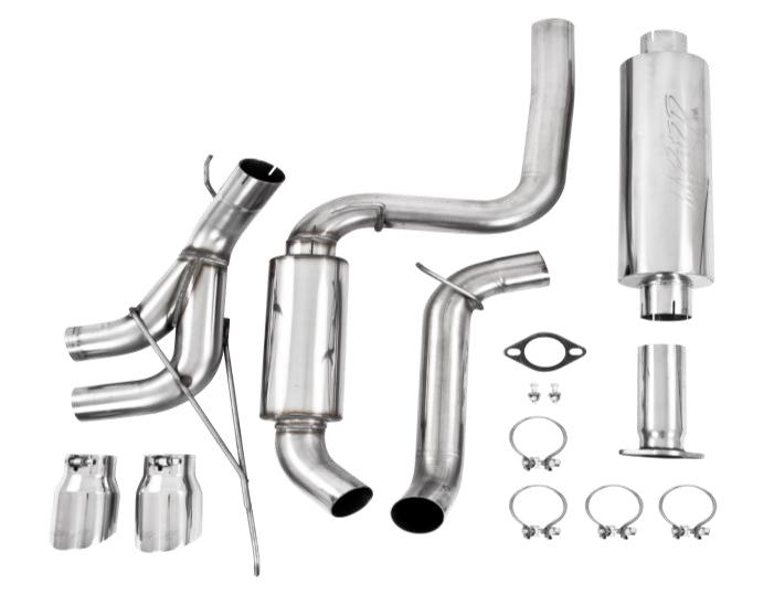 Ford Focus ST Performance Exhaust - Rear - MBRP - Cat Back, Dual Center Outlet, T409 Stainless Steel - `13-`14