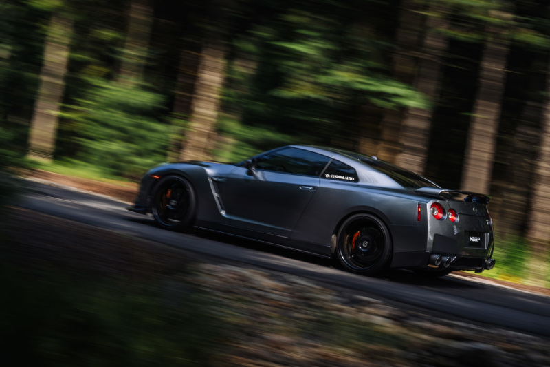 Nissan GTR Performance Exhaust - Rear - MBRP - Cat Back, Dual Split Rear Exit, Quad Carbon Fiber Tips - `09-`23