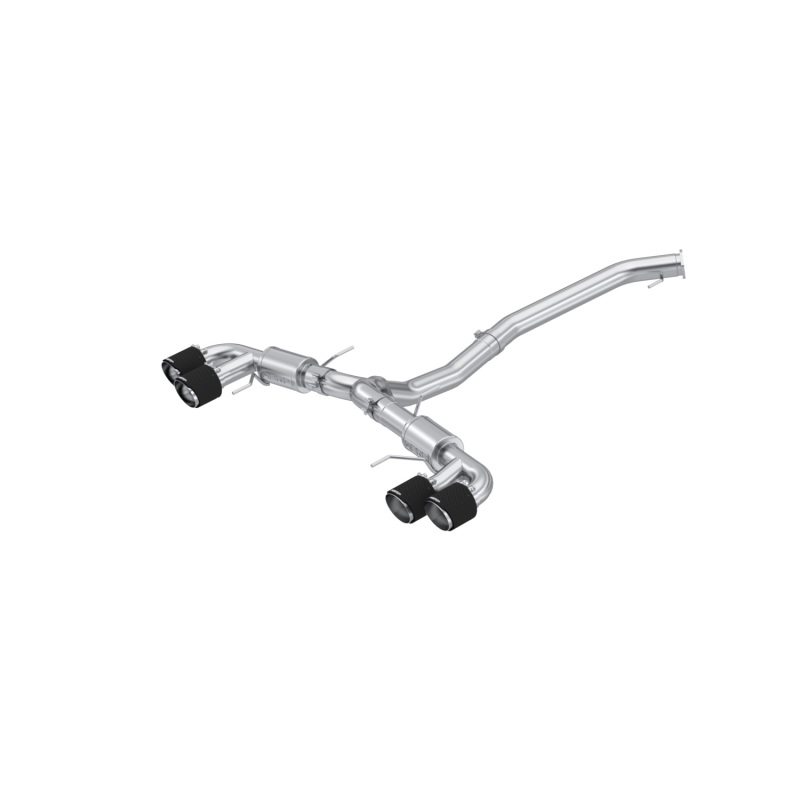 Nissan GTR Performance Exhaust - Rear - MBRP - Cat Back, Dual Split Rear Exit, Quad Carbon Fiber Tips - `09-`23