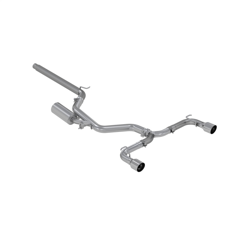 Volkswagen Golf GTI Performance Exhaust - Rear - MBRP - Cat Back, Dual Split Rear Exit, T304 Stainless Steel - `15-`20