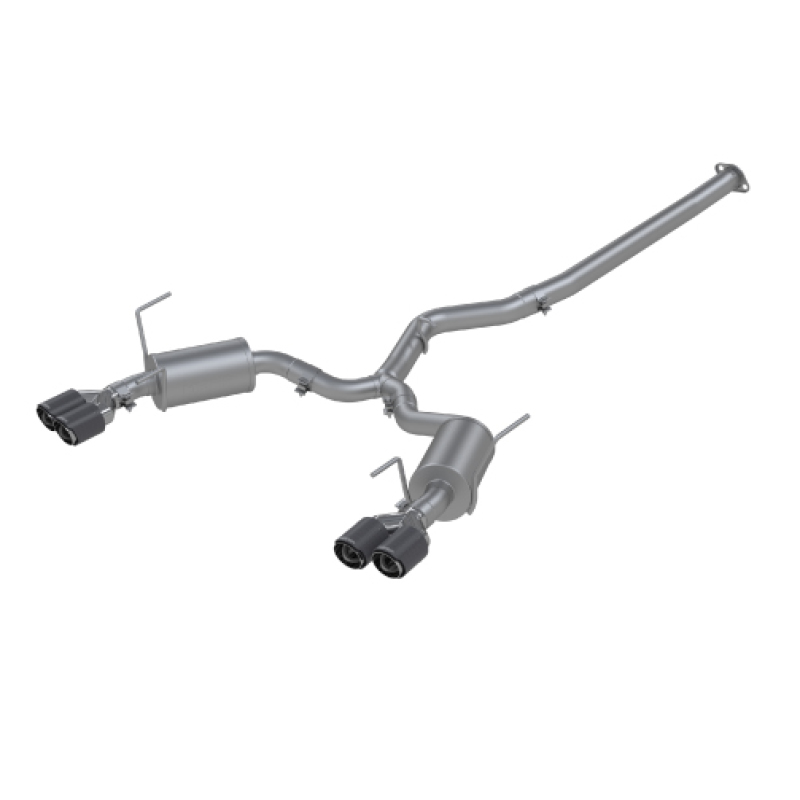 Subaru WRX STI Performance Exhaust - Dual Split Rear Exit - MBRP - 304 Street Version - `15-`19