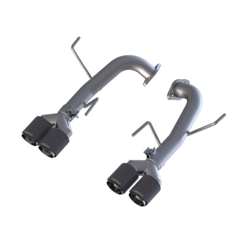 Subaru WRX STI Performance Exhaust - Rear - MBRP - Axle Back, Dual Split Rear Exit, Carbon Fiber Tips, T304 Stainless Steel - `15-`19