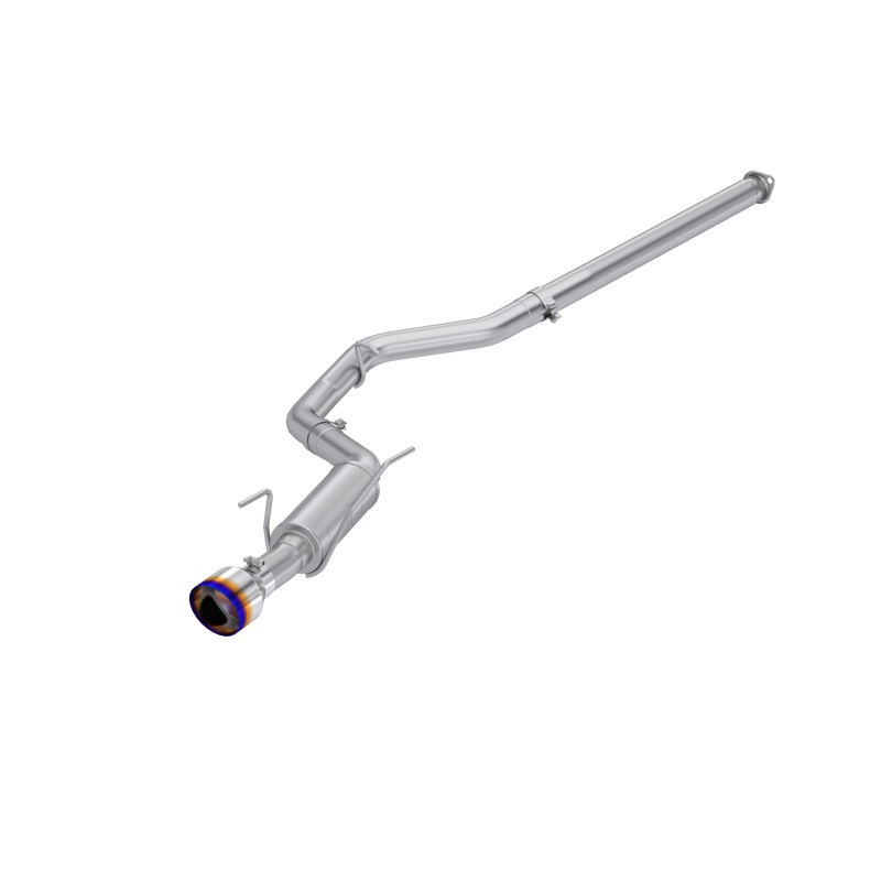 Subaru WRX Performance Exhaust - Single Rear Exit - MBRP - Cat Back, T304 Stainless Steel, Burnt End Tip, Armor Pro - 2022+