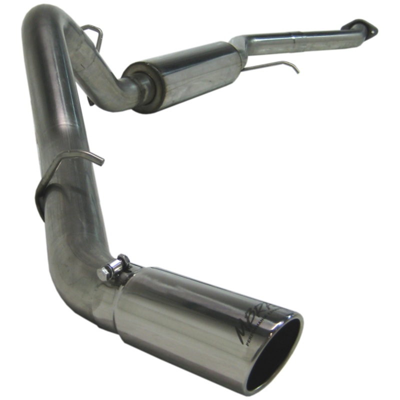 Chevrolet 1500 Classic Performance Exhaust - MBRP - Cat Back Single Side Exit, T409 Stainless Steel - `03-`07 Chevrolet 1500 Classic Performance Exhaust - MBRP - Cat Back Single Side Exit, T409 Stainless Steel - `03-`07