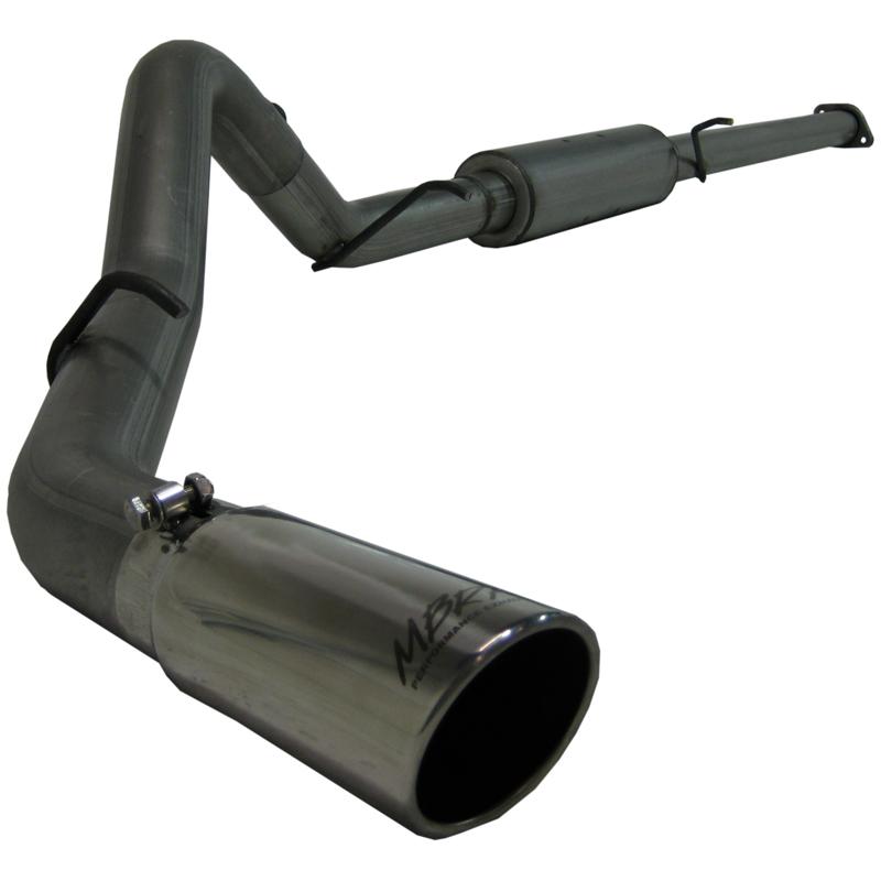 GMC 1500 Performance Exhaust - Single Side Exit - MBRP - Armor Lite Cat Back - `07-`08
