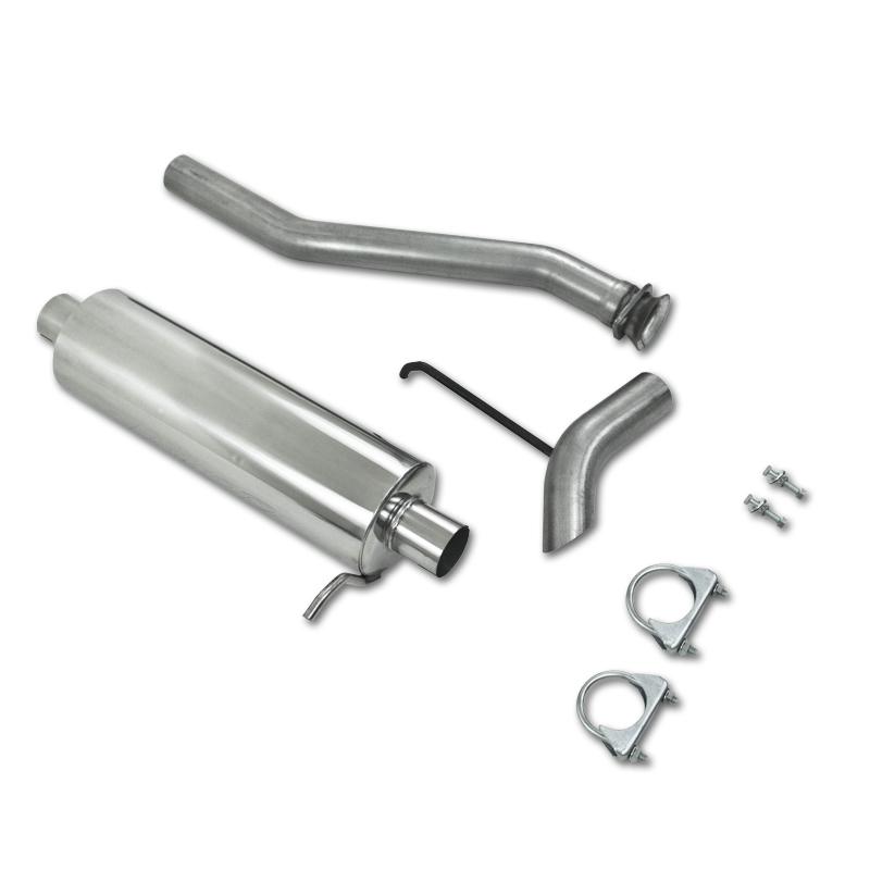 GMC Canyon Performance Exhaust - MBRP - Cat Back, Before Axle Turn Down, Aluminized, Armor Lite - `04-`11