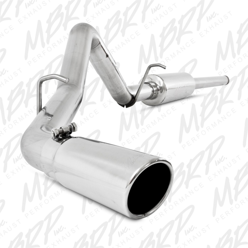 GMC 1500 Performance Exhaust - Single Side Exit - MBRP - Cat Back, Armor Plus, T409 Stainless Steel - 2009