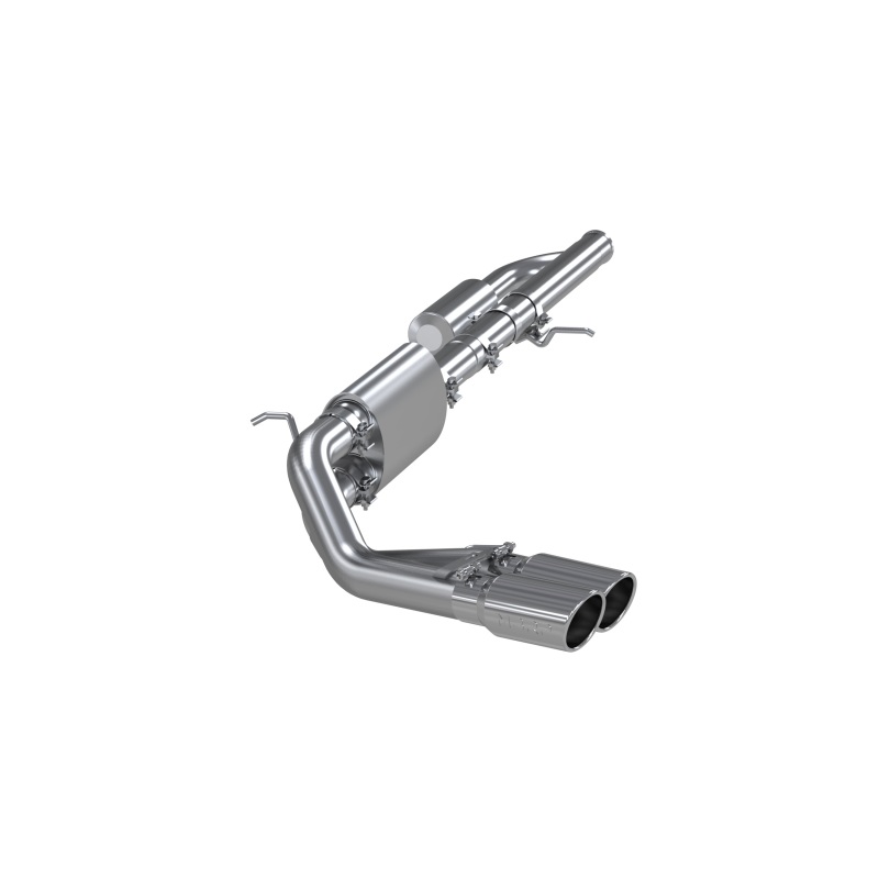 GMC Sierra 1500 Performance Exhaust - Pre Axle Dual Side Exit - MBRP - Armor Pro Cat Back - `19-`27