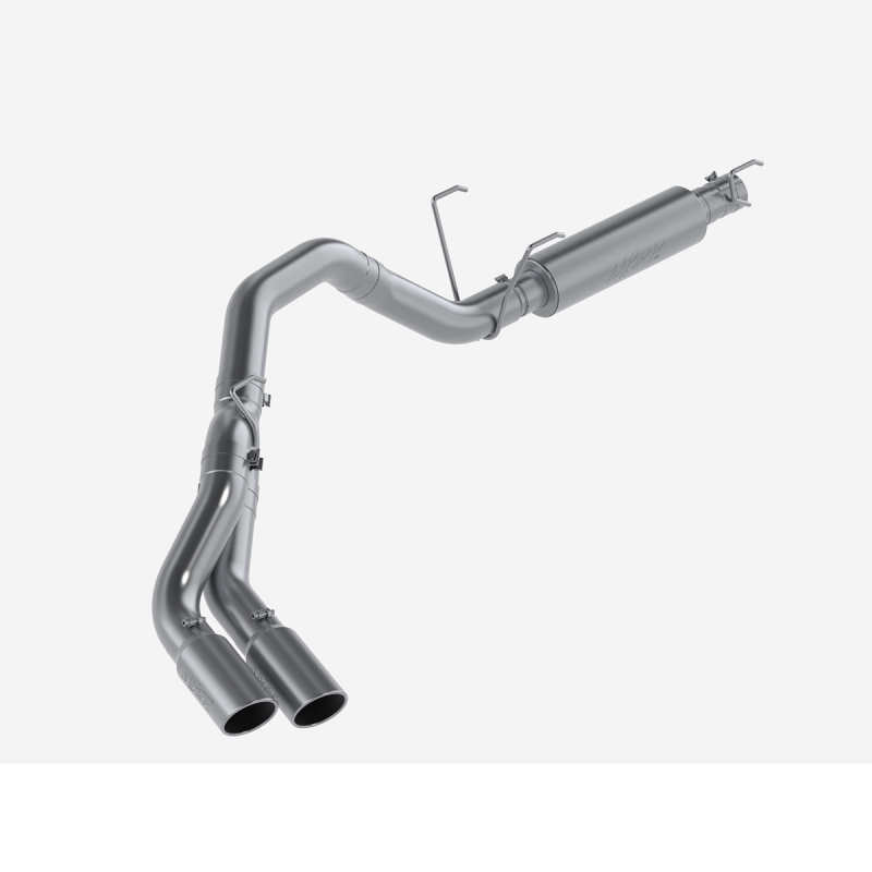 Ram 3500 Performance Exhaust - Single Side Dual Outlet - MBRP - Cat Back, Armor Plus Series, T409 Stainless Steel - `14-`16