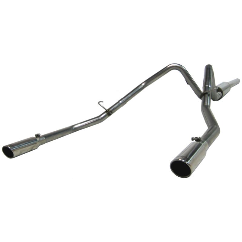 Ford F150 Performance Exhaust - Rear - MBRP - ARMOR PLUS Series Dual Split Rear Exit, T409 Stainless Steel - `04-`08
