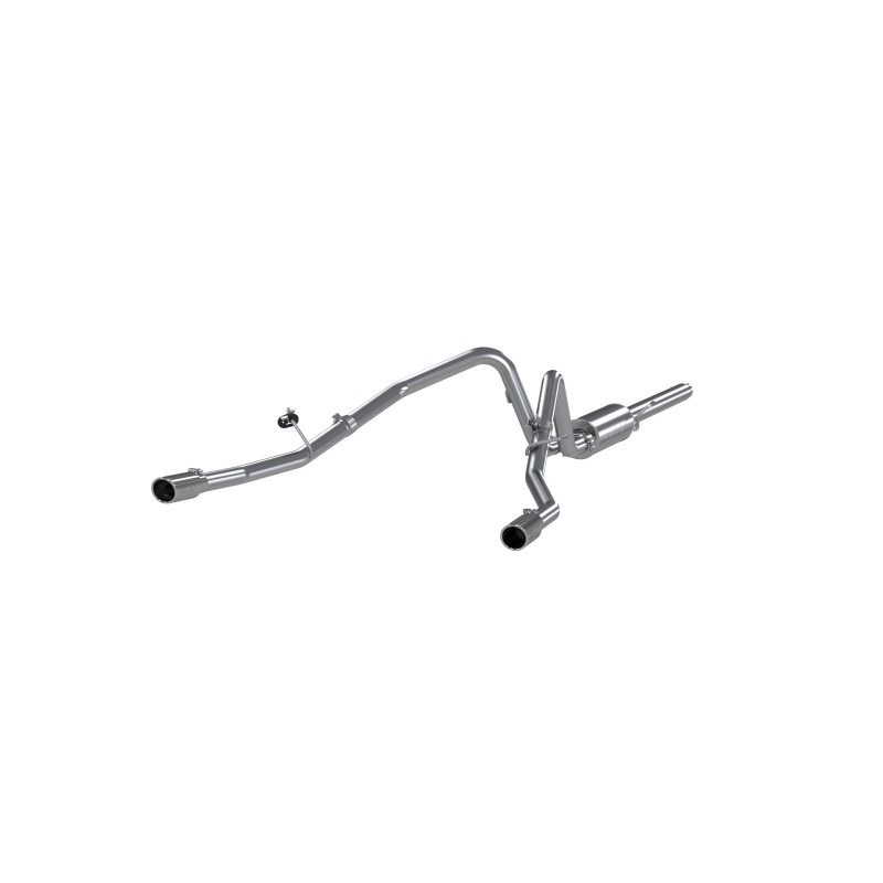 Ford F150 Performance Exhaust - Rear - MBRP - ARMOR PLUS Series Dual Split Rear Exit, T409 Stainless Steel - `04-`08