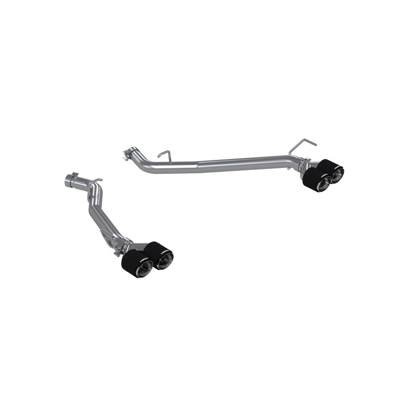 Ford Explorer ST Performance Exhaust - Rear - MBRP - Axle Back, Dual Rear Exit, Quad Carbon Fiber Tips, T304 Stainless Steel - `20-`21