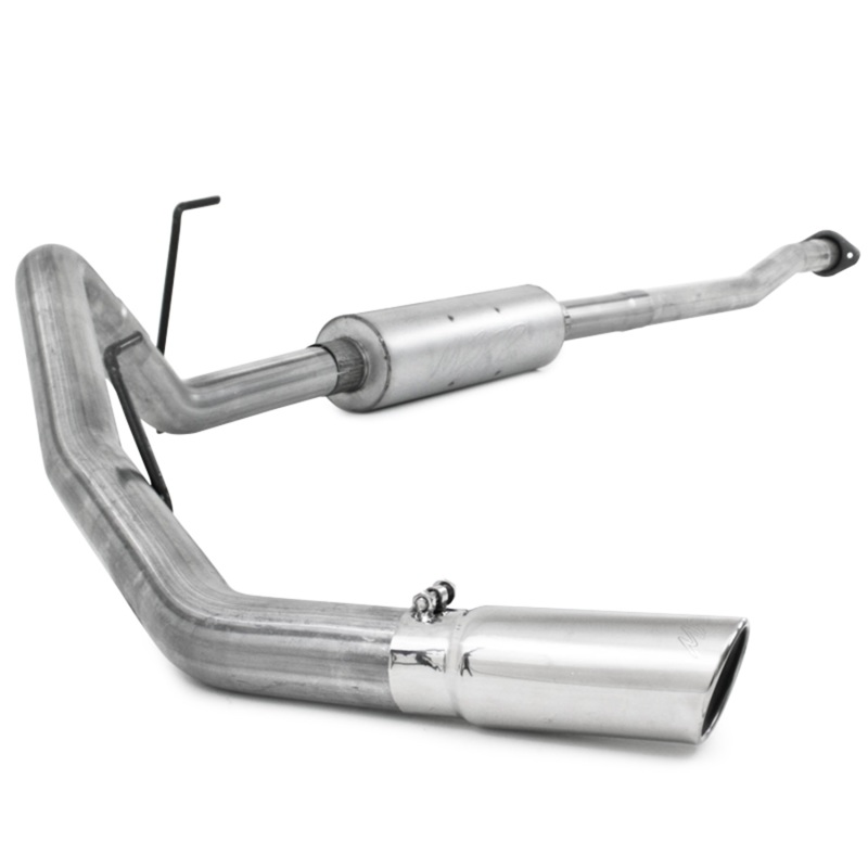 Ford F-150 Performance Exhaust - Single Side Exit - MBRP - Cat Back, Armor Lite, Aluminized Steel - 2009