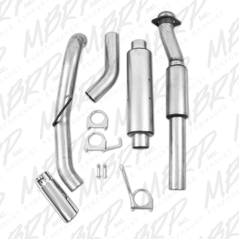 Ford F150 SVT Raptor Performance Exhaust - Single Rear Exit - MBRP - Armor Lite Cat Back - `11-`13