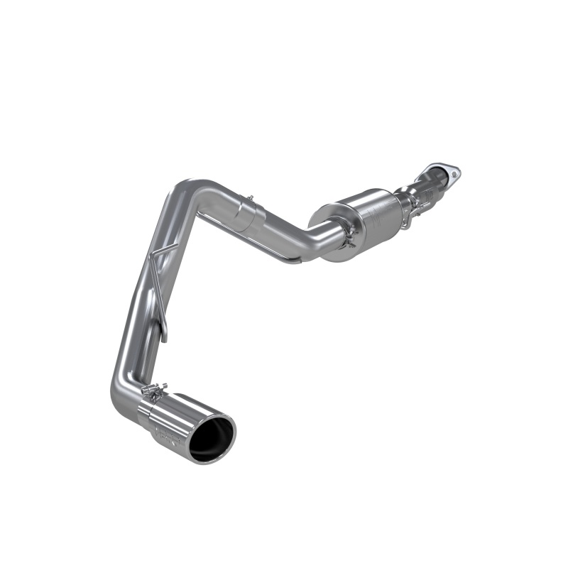 Ford F-150 Performance Exhaust - MBRP - Cat-Back, Single Side Exit, Armor Lite (AL), 3 in, Aluminized Steel, 4 in Tip - `11-`12