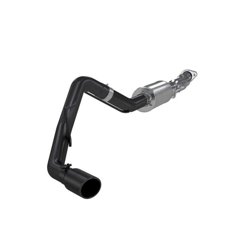 Ford F150 Performance Exhaust - Single Side Exit - MBRP - Armor BLK Series Cat Back - Black - `11-`14