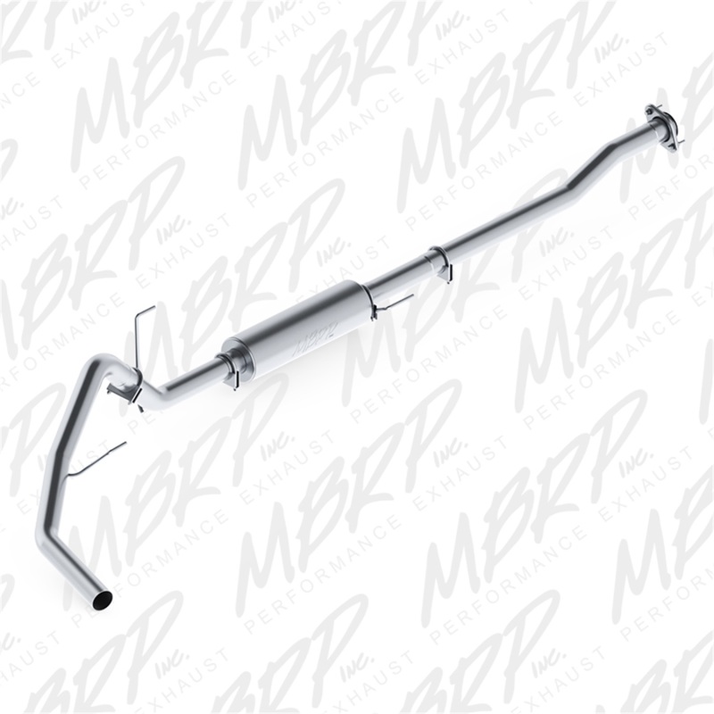 Ford F150 Performance Exhaust - Single Side Exit - MBRP - Cat Back, Armor Lite, Aluminized Steel - `11-`14