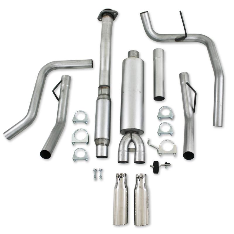 Ford F-150 Performance Exhaust - Dual Split Side Exit - MBRP - Armor Lite Series Cat Back - 2011
