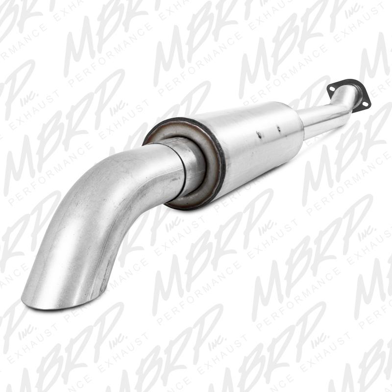 Ford F-150 SVT Raptor Performance Exhaust - MBRP - Cat Back, Single Turn Down, Armor Lite - `11-`12