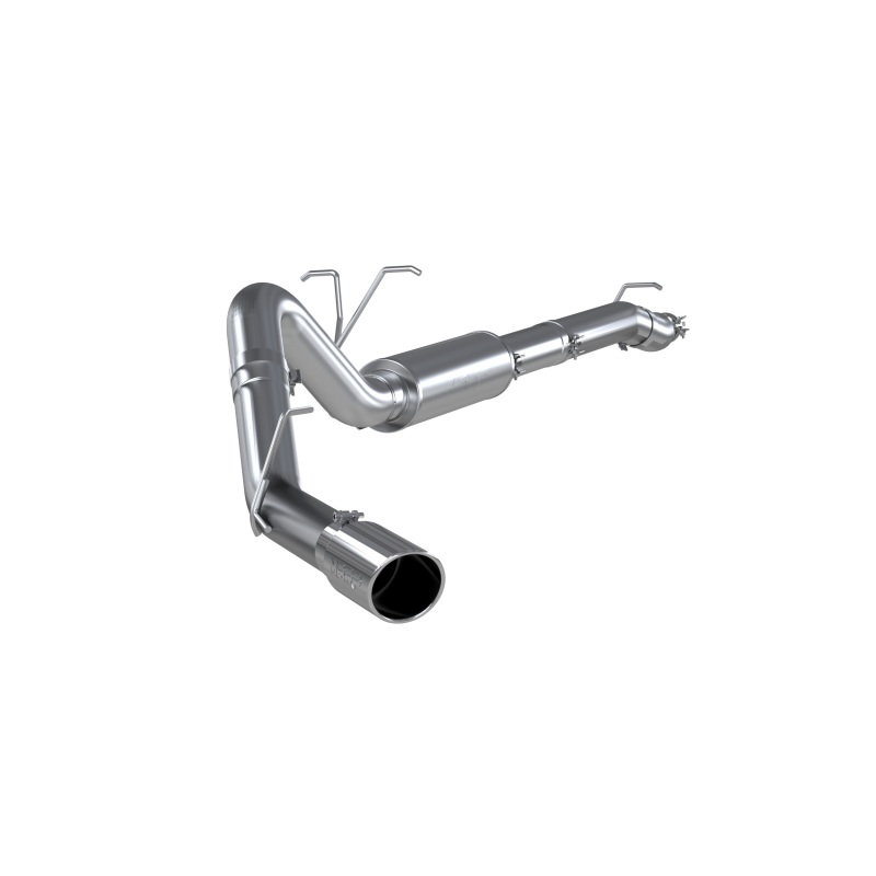 Ford F-450 Super Duty Performance Exhaust - MBRP - Armor Plus, Cat-Back, Single Side Exit, T409 Stainless Steel, 4 in, 5 in Tip - `11-`13