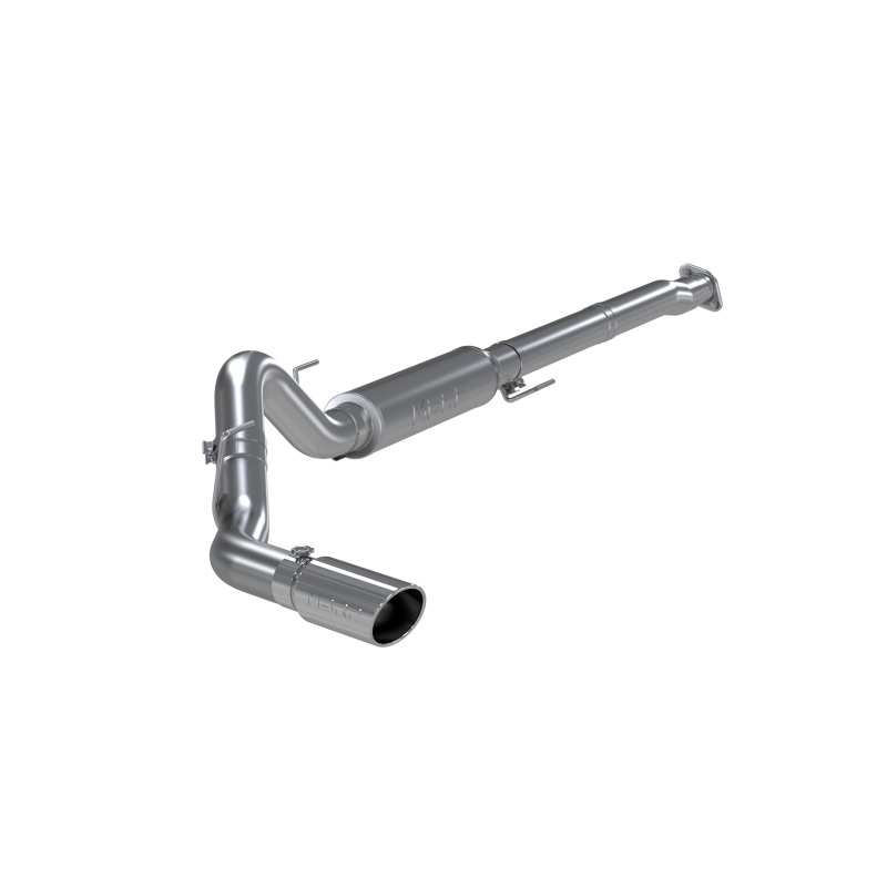 Ford F-150 Performance Exhaust - MBRP - Cat Back, Single Side Exit, Armor Plus T409 Stainless Steel, 4 in. Piping, 5 in. Tip - `11-`13