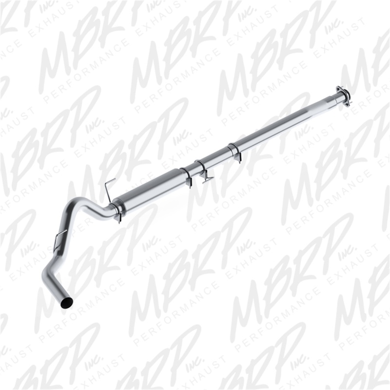 Ford F-150 Performance Exhaust - Single Side - MBRP - Armor Lite, Cat Back, Aluminized Steel - `11-`14