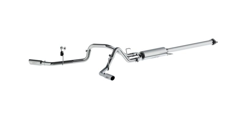 Ford F-150 Performance Exhaust - MBRP - Cat Back, Aluminized Steel, Armor Lite, Dual Side Split - `15-`19