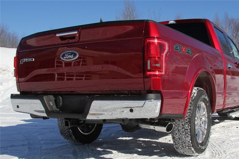 Ford F-150 Performance Exhaust - MBRP - Cat Back, Single Side Exit, ARMOR BLK Series - Black - `15-`20