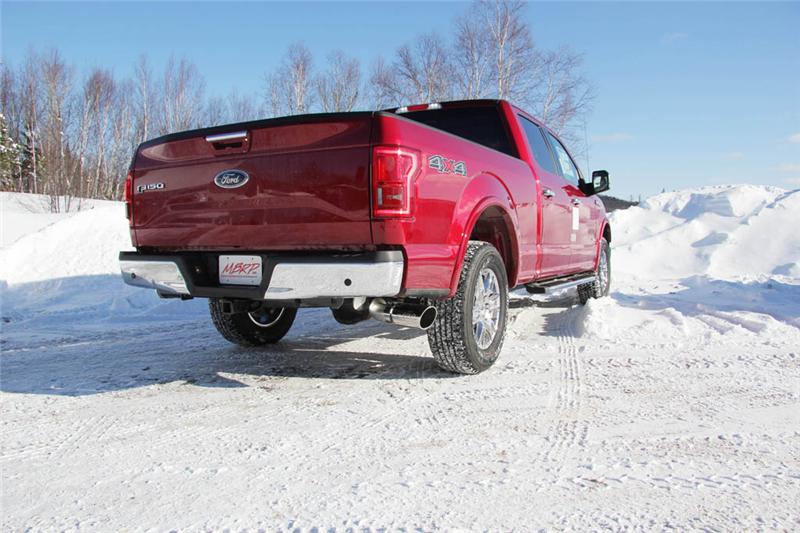 Ford F-150 Performance Exhaust - Single Side - MBRP - Armor Lite Cat Back - 2015