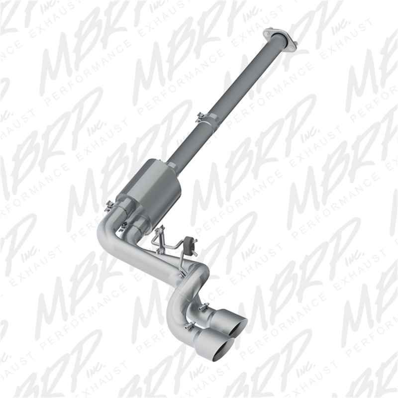 Ford F-150 Performance Exhaust - MBRP - Armor Plus Cat Back, T409 Stainless Steel, Dual Outlet, 4.5in OD Tips - `09-`14