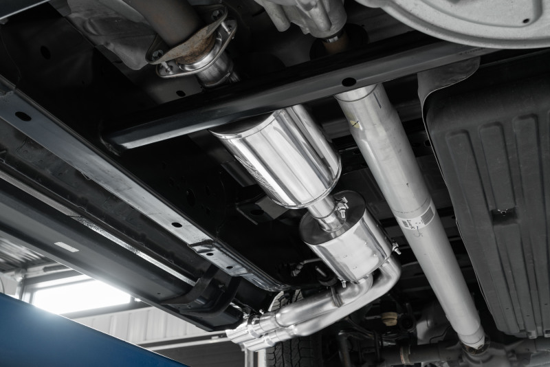 Ford F150 Performance Exhaust - Pre-Axle Dual Outlet - MBRP - Armor BLK Cat Back - Black - `15-`20