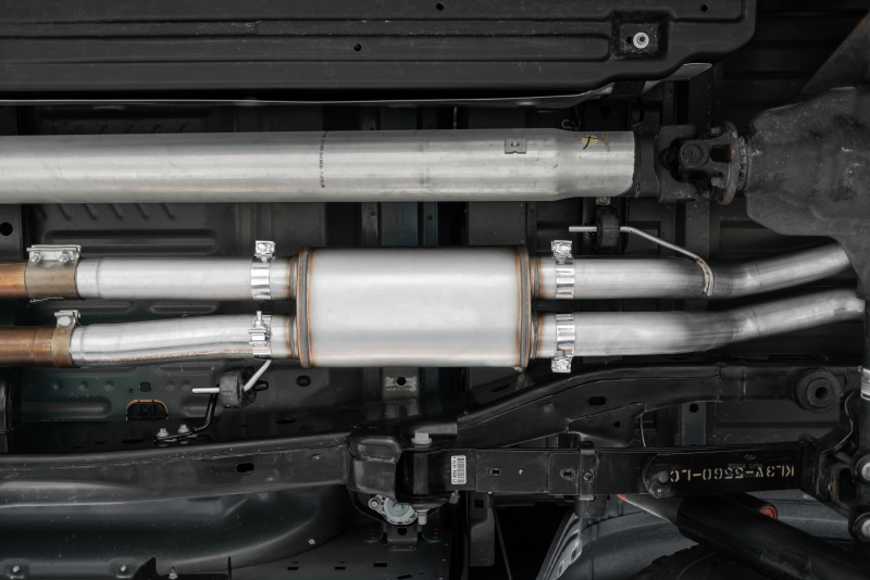 Ford F-150 Raptor Performance Exhaust - Dual Rear Exit - MBRP - Catback, Armor Plus, T409 Stainless Steel, Resonator Back - Black - `17-`20