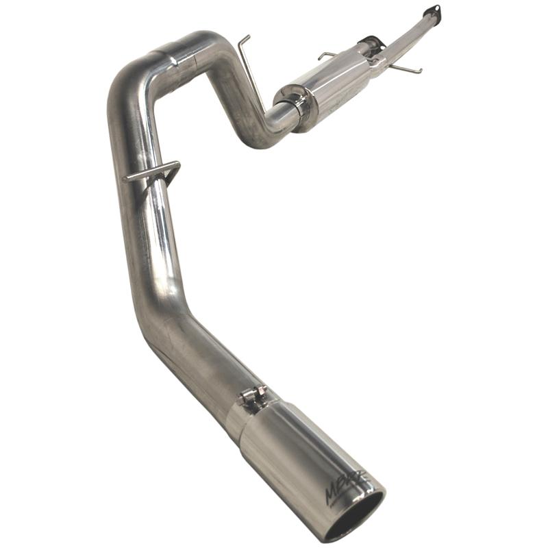 Toyota Tundra Performance Exhaust - Single Side Exit - MBRP - Cat Back, T409 Stainless Steel, Armor Plus Series - `09-`10