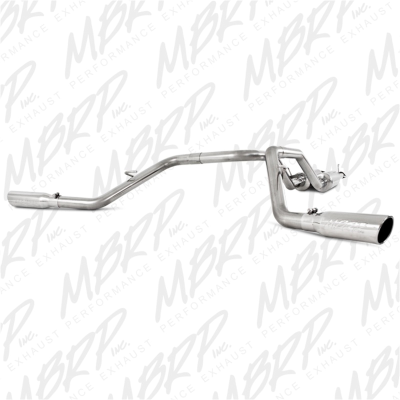 Toyota Tundra Performance Exhaust - Dual Split Side Exit - MBRP - Armor Plus Cat Back - `09-`10