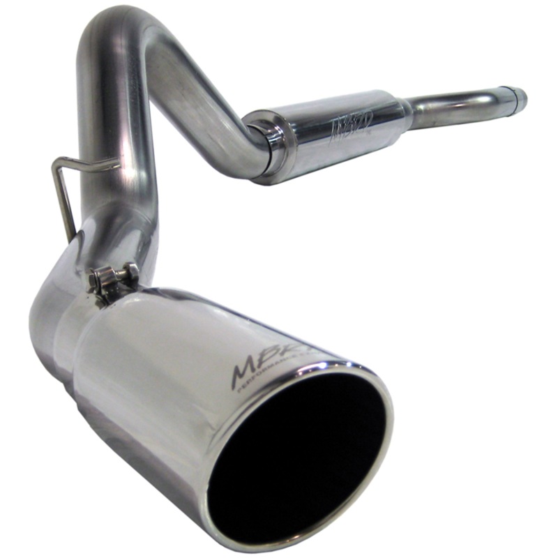 GMC 3500 Performance Exhaust - Single Side Exit - MBRP - Cat Back, Armor Plus Series, T409 Stainless Steel - `06-`07