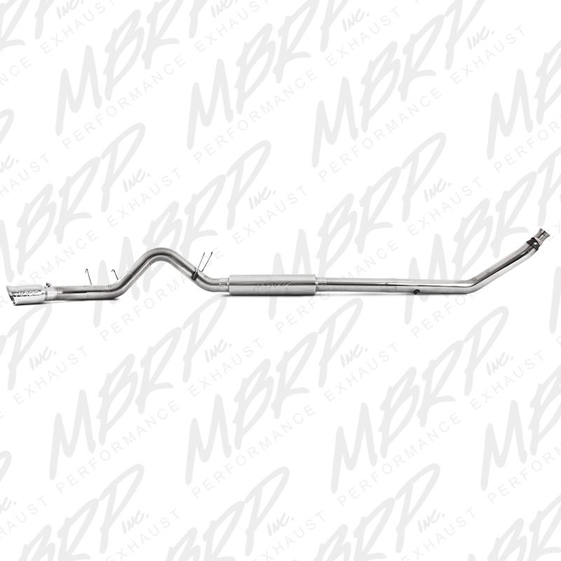 Dodge 3500 Performance Exhaust - Single Side Exit - MBRP - Armor Pro Turbo Back, 4in., 304 Stainless Steel - `94-`02