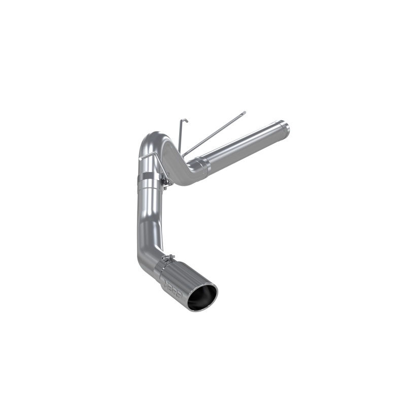 Ram 3500 Performance Exhaust - MBRP - Armor Lite DPF-Back, 4 in. Aluminized Steel, Single Side Exit, 5 in. Tip - `11-`12