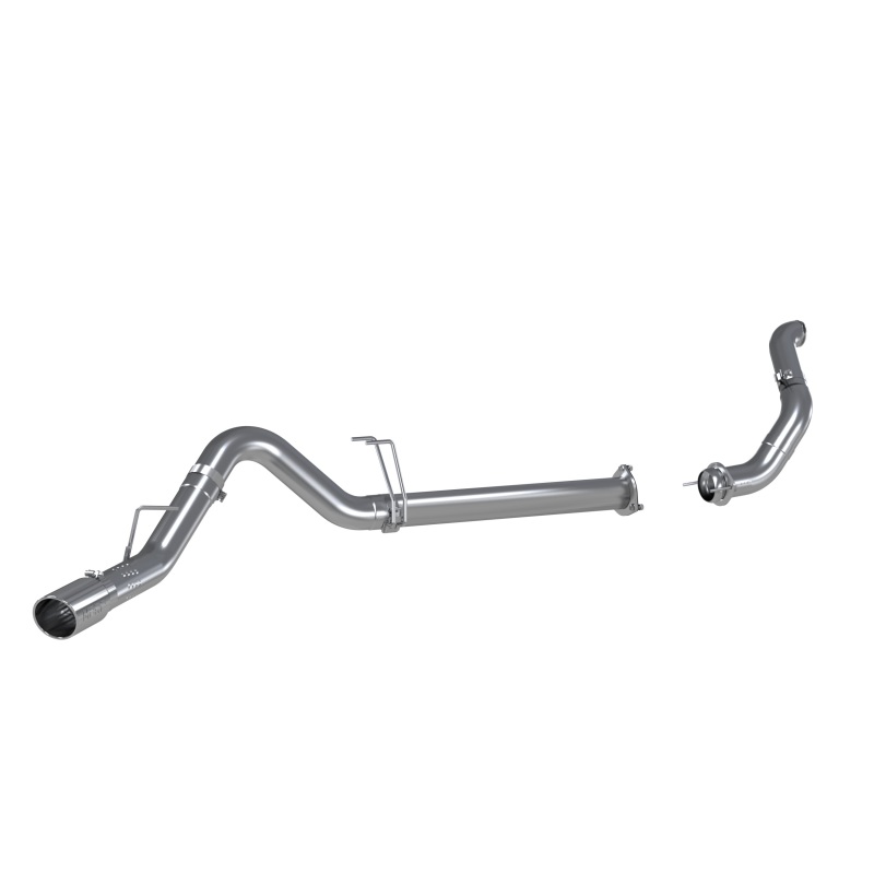Ford F-450 Performance Exhaust - Single Side Exit - MBRP - ARMOR LITE Series + 4in Filter Back + Aluminized Steel - `11-`14