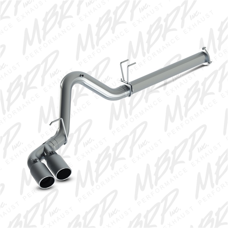 Ford F450 Performance Exhaust - MBRP - Cat Back, Dual Single Side Exit, Armor Plus, T409 Stainless Steel - 2015