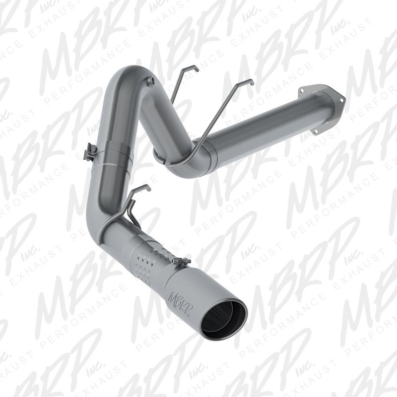Ford F-450 Performance Exhaust - Single Side Exit - MBRP - Armor Lite DPF Back 4in. Aluminized System - `17-`19
