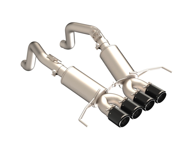 Chevrolet Corvette Performance Exhaust - Rear - MBRP - Cat Back, Dual Split Rear, Carbon Fiber Tips, Armor Pro - `14-`19 Chevrolet Corvette Performance Exhaust - Rear - MBRP - Cat Back, Dual Split Rear, Carbon Fiber Tips, Armor Pro - `14-`19