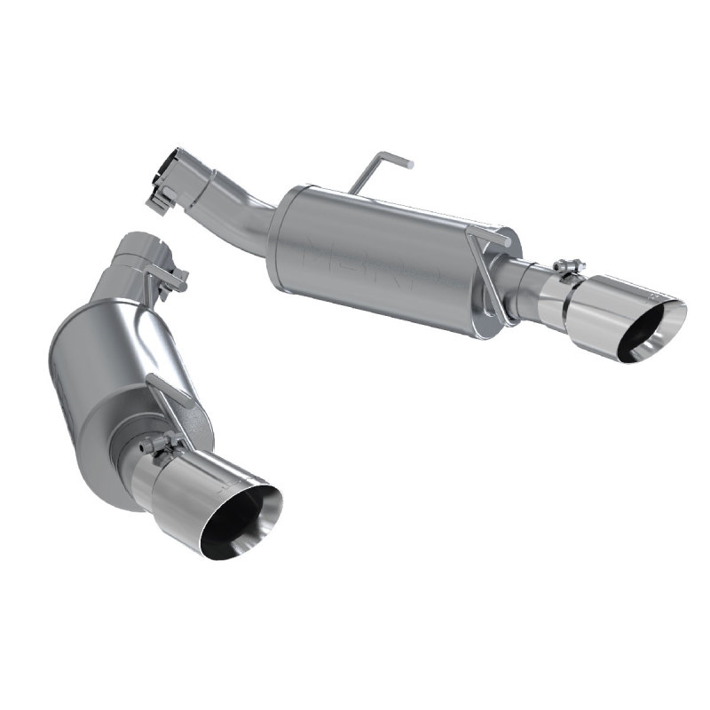Ford Shelby GT500 Performance Exhaust - Rear - MBRP - Armor Pro Axle Back + Dual Mufflers + Dual Split Rear Exit + T304 Stainless Steel - `05-`10