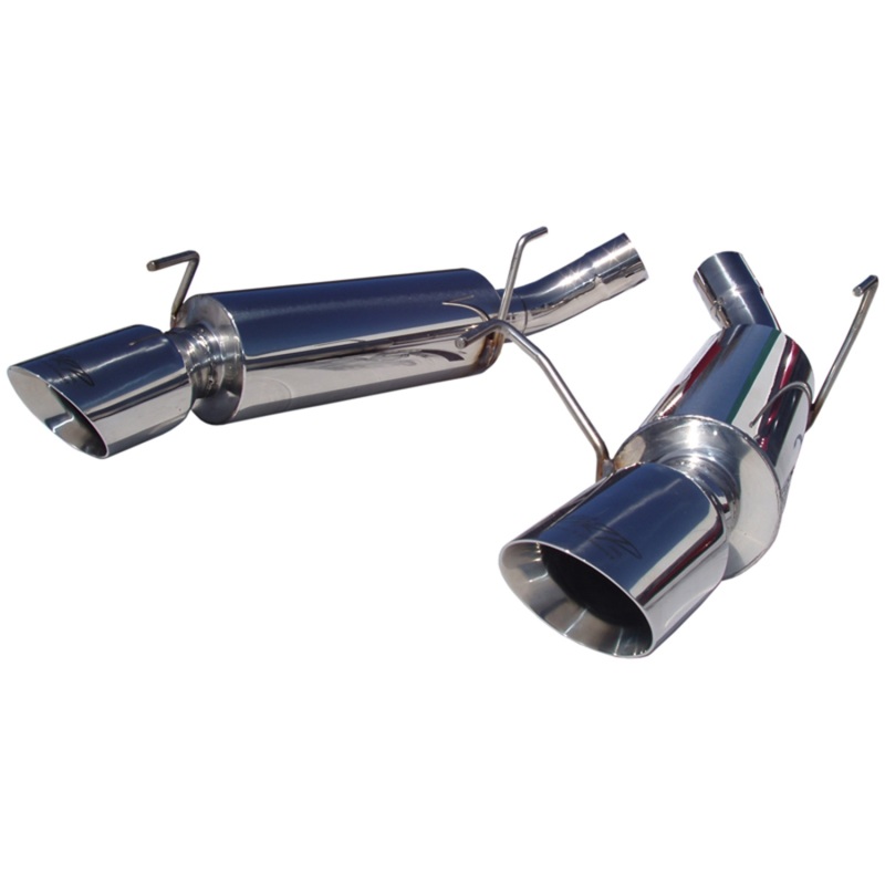 Ford Shelby GT500 Performance Exhaust - Rear - MBRP - Armor Pro Axle Back + Dual Mufflers + Dual Split Rear Exit + T304 Stainless Steel - `05-`10
